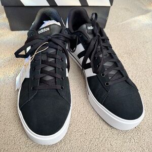Adidas Black & White Daily 4.0 Low-Top Sneakers Sz 12 NIB